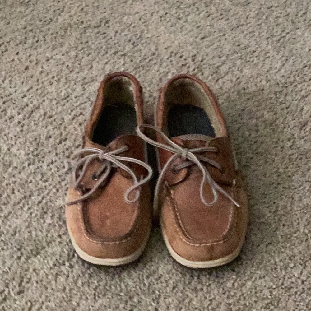 Sperry Brown Leather Slippers